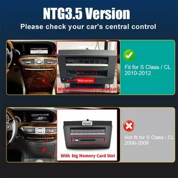 Беспроводной CarPlay для Mercedes Benz S-Class/CL W221 2006-2012, с Android Auto Mirror Link AirPlay, функция воспроизведения автомобиля