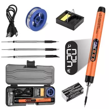 Беспроводной цифровой паяльник Aideepen 260-420°C