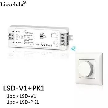 Беспроводной диммер Lisxchda 2.4G для светодиодных лент