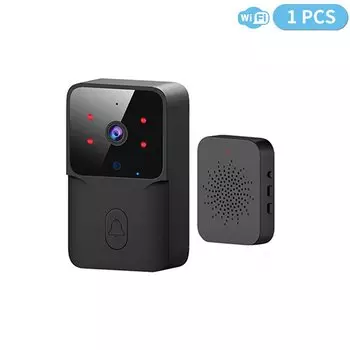 Беспроводной дверной звонок Tuya Wi-Fi черный/белый