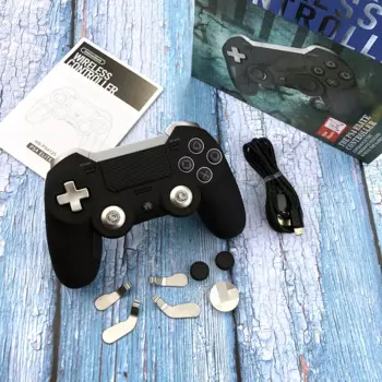 Беспроводной игровой контроллер для PS4, геймпад с двойной вибрацией Elite для PS4, джойстик для PS4, PS3, игровая видео приставка