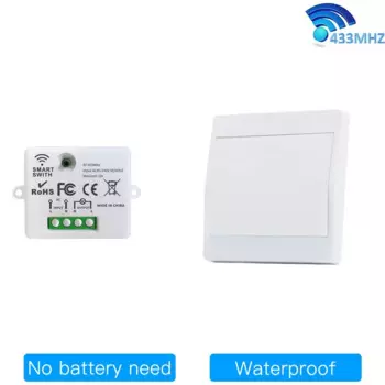Беспроводной интеллектуальный выключатель WenQia 433МГц