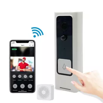 Беспроводной IP-звонок с низким энергопотреблением, Wi-Fi, с USB-портом