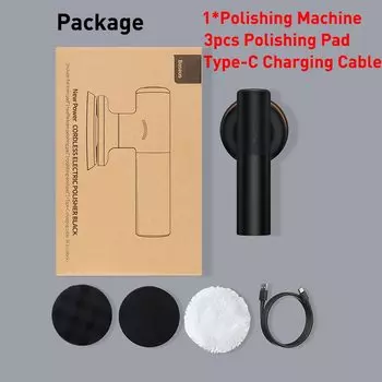 Беспроводной Электрический Полировальный Инструмент Baseus С Регулируемой Скоростью, Автомобильный Буферный Станок