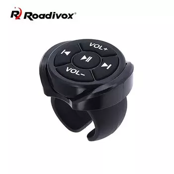 Беспроводной медиа-кнопка Bluetooth, пульт дистанционного управления, автомобильный мотоцикл, велосипед, руль, MP3, воспроизведение музыки для IOS, Android, телефона, планшета