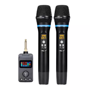Беспроводной микрофон, Bluetooth DSP, ревербератор с защитой от свистков M50, ревербератор для пения, домашних развлечений, караоке