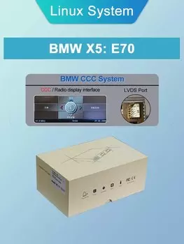 Беспроводной модуль CarPlay для BMW CCC X5 E70 2005-2008, автомобильная игровая Android Auto Mirror Link, передняя и задняя камера