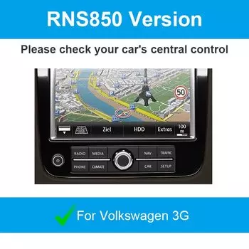 Беспроводной модуль Carplay и Android Auto для VW Volkswagen Touareg RNS850 2011-2015, зеркальная связь, записывающее устройство AirPlay, автомобильные аксессуары