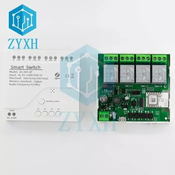 Беспроводной модуль переключателя ZigBee LLXLJY 1/2/4CH
