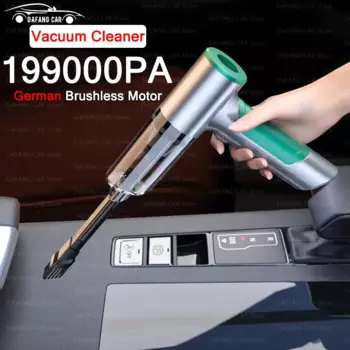 Беспроводной Мощный Автомобильный пылесос, 199000 Па