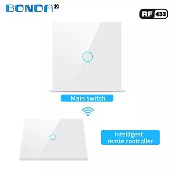 Беспроводной настенный выключатель BONDA RF433