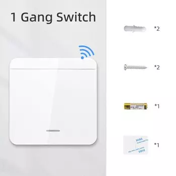 Беспроводной настенный выключатель RF 433 МГц SZKOSTON