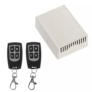 Беспроводной пульт дистанционного управления 4CH 315MHz релейный переключатель 2 трансивера + приемник DC 14V