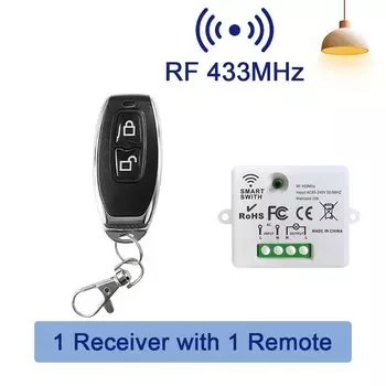 Беспроводной пульт дистанционного управления GGBEE RF433 10А