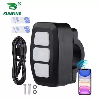 Беспроводной пульт дистанционного управления с кнопкой Bluetooth для автомобиля мотоцикла велосипеда рулевого колеса MP3 музыки для Android IOS телефона планшета