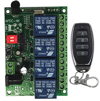 Беспроводной пульт дистанционного управления Xuanlongyuan 4 канала 12/24В