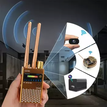 Беспроводной Радиочастотный детектор сигнала G319A, обнаруживает ошибку, GPS-трекер, скрытая камера, GSM устройство для прослушивания, сканер 1-8000 МГц