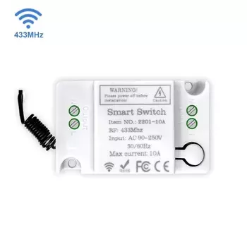 Беспроводной радиочастотный выключатель QIACHIP KR2210A