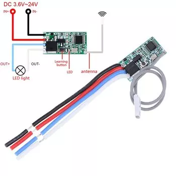 Беспроводной релейный приемник JETTING 433 МГц