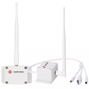 Беспроводной сигнальный настенный Ethernet воздушный соединитель Комплект моста для наружного освещения на большом расстоянии до 1000 метров приемник передатчика