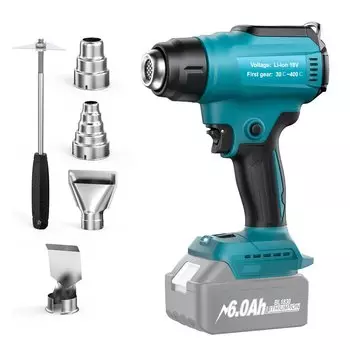 Беспроводной тепловой пистолет BATTOOL 350 Вт для аккумулятора Makita 18 В