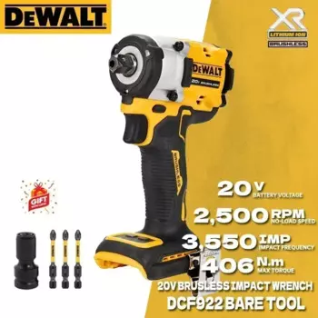 Беспроводной ударный гайковерт DEWALT DCF922 ATOMIC 20В
