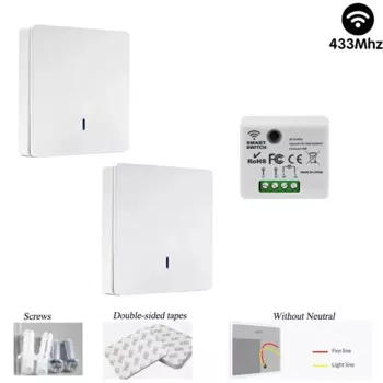 Беспроводной умный переключатель WenQia 433МГц