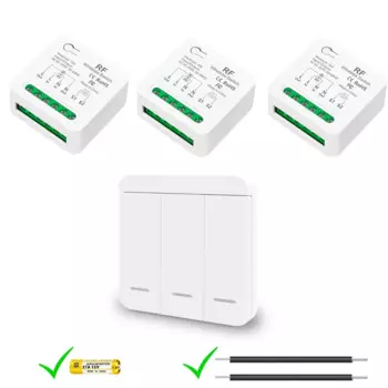 Беспроводной умный выключатель света WenQia 433 МГц