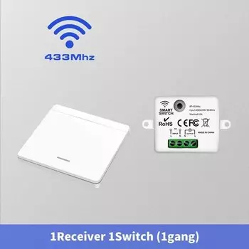Беспроводной выключатель света kebidumei 433МГц
