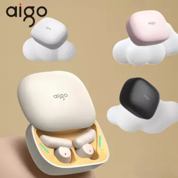 Беспроводные Bluetooth-наушники Aigo TJ165, новинка 2023, спортивные TWS наушники с шумоподавлением, сдвигаются в ухо, сверхдлинные диапазоны