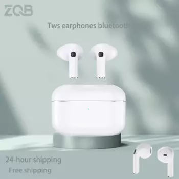 Беспроводные Bluetooth наушники ZQB A6 TWS, беспроводные наушники с шумоподавлением и микрофоном, наушники с сенсорным управлением, Спортивная гарнитура, работают на всех