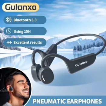 Беспроводные наушники Gulanxo-T6 с костной проводимостью, Bluetooth наушники с микрофоном, спортивные наушники на выносливость 15 часов
