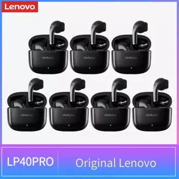 Беспроводные наушники Lenovo LP40Pro TWS, 5/6/7 шт., Bluetooth 5,1, спортивные наушники с шумоподавлением, сенсорное управление, 250 мАч