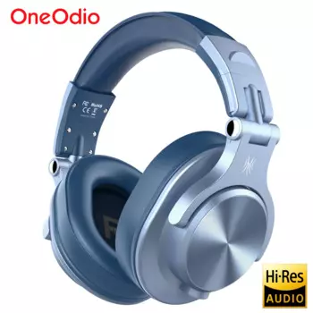 Беспроводные наушники Oneodio A70, Bluetooth 5,2, Накладные наушники на 72 часа, аудио высокого разрешения, 3,5 мм/6,35 мм, проводная студийная DJ-гарнитура с микрофоном