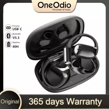 Беспроводные наушники Oneodio SuperEQ T44 Bluetooth 5,3, наушники-вкладыши с открытым ухом, гарнитура, наушники, 40 часов воспроизведения, 4 ENC mic