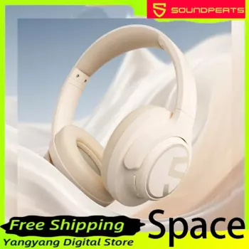 Беспроводные наушники SoundPEATS Space, активное шумоподавление, длительный срок службы батареи, беспроводные наушники для ПК