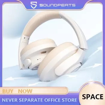 Беспроводные наушники Soundpeats Space, Bluetooth, шумоподавление, 123 ч Работа от батареи, сабвуфер, активные наушники, HD Hi-Fi, игровые наушники
