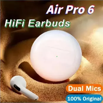 Беспроводные наушники TWS для Lenovo Air Pro 6 Fone, Bluetooth наушники с микрофоном, наушники-вкладыши Pro6, спортивная гарнитура, оригинальные