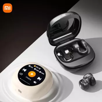 Беспроводные наушники Xiaomi MIJIA CT11, ANC Bluetooth-наушники со светодиодным сенсорным экраном, видимые наушники Mijia с активным шумоподавлением