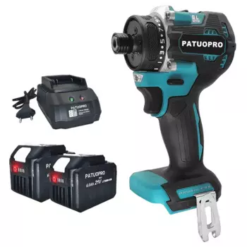 Бесщеточная аккумуляторная отвертка PATUOPRO 1/4", для аккумуляторов Makita 18В