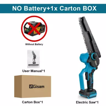 Бесщеточная цепная пила Gisam 8 дюймов для Makita 18В