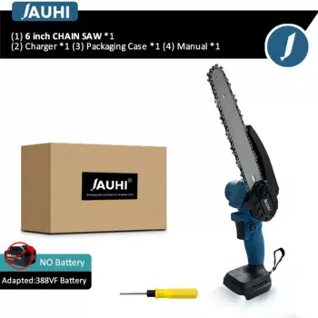 Бесщеточная цепная пила JAUHI 8 дюймов для Makita 18В