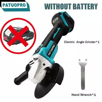 Бесщеточная угловая шлифовальная машина Makita 125 мм