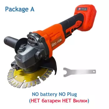 Бесщеточная угловая шлифовальная машина Makita 125 мм оранжевая