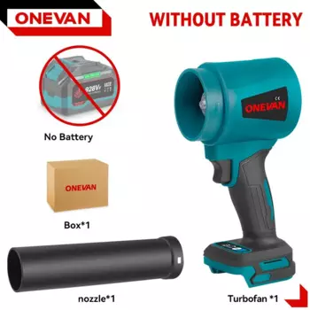 Турбовентилятор ONEVAN 4000 Вт для Makita 18 В