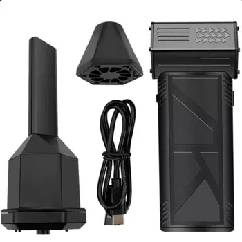 Бесщеточный двигатель Air Duster для домашнего использования, 130000 об/мин, защита от зарядки, интегрированная конструкция, многофункциональный вентилятор