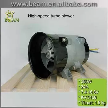 Бесщеточный двигатель SHABEAM 380 Вт для пневматического ховеркрафта