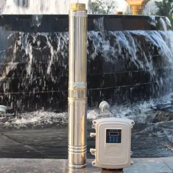 Бесщеточный Погружной Центробежный Солнечный насос, 3 дюйма, 24 В, 36 В постоянного тока, контроллер MPPT, солнечный насос с максимальным подъемом 25 м, 0,27 л.с.