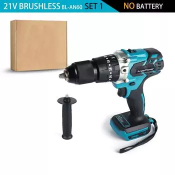 Бесщёточный аккумуляторный шуруповерт ANEERPOWER 21В 3в1