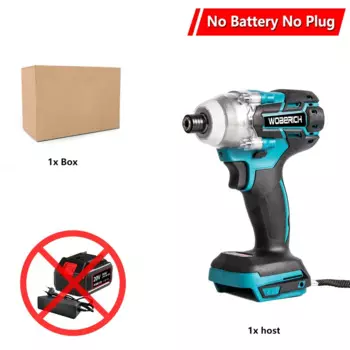 Бесщёточный аккумуляторный шуруповерт WOBERICH для батареи Makita 18В